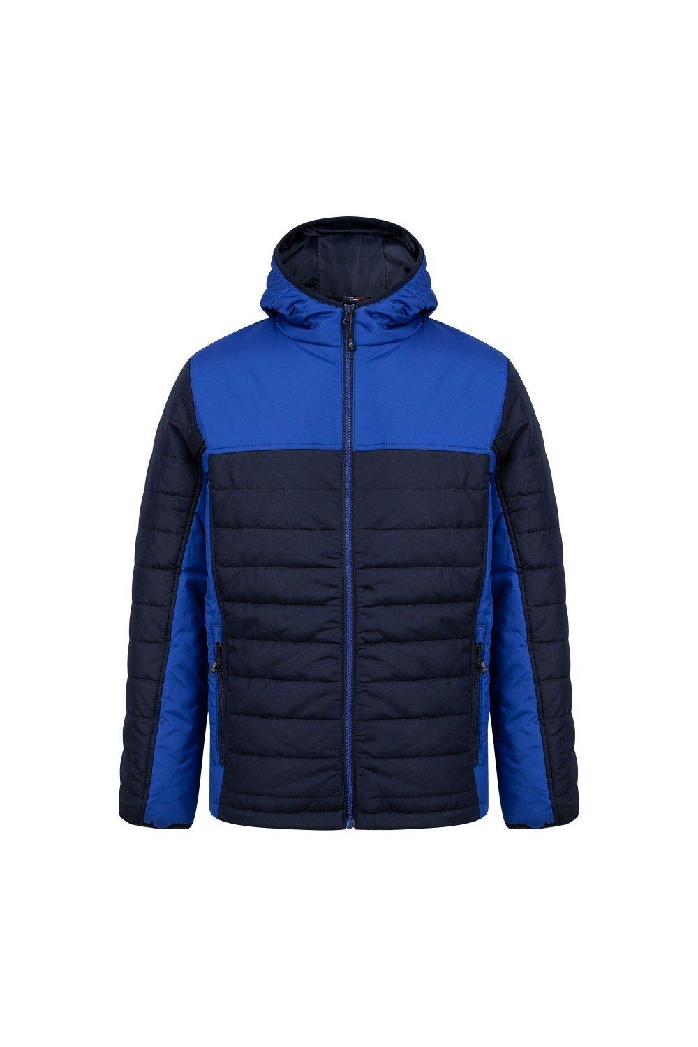 Finden and Hales Hooded Contrast Padded Jacket